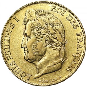 Francja, Ludwik Filip I (1830-1848), 20 franków 1834, A Paryż
