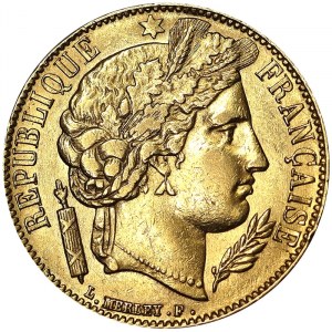 Frankreich, Zweite Republik (1848-1851), 20 Francs 1851, A Paris