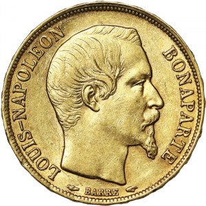 Francia, Luigi Napoleone (1852), 20 franchi 1852, A Parigi