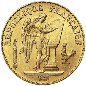 Francja, Trzecia Republika (1870-1940), 20 franków 1876, A Paryż