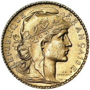 Francja, Trzecia Republika (1870-1940), 20 franków 1904, A Paryż