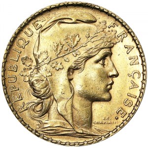 Francja, Trzecia Republika (1870-1940), 20 franków 1905, A Paryż