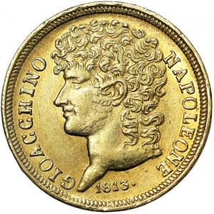 Stati Italiani, Napoli, Gioacchino Napoleone (1808-1815), 20 Lire 1813, Napoli