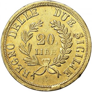 Italienische Staaten, Neapel, Gioacchino Napoleone (1808-1815), 20 Lire 1813, Neapel