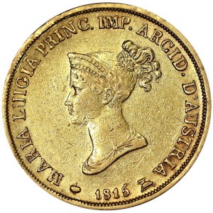 États italiens, Parme, Marie-Louise d'Autriche (1815-1847), 20 Lire 1815, Milan