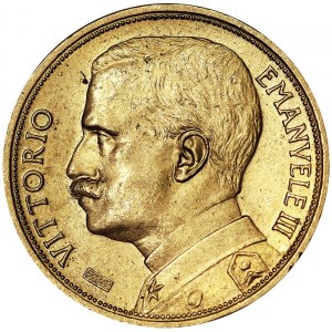 Itálie, Italské království, Vittorio Emanuele III (1900-1946), 20 lir 1912, Řím