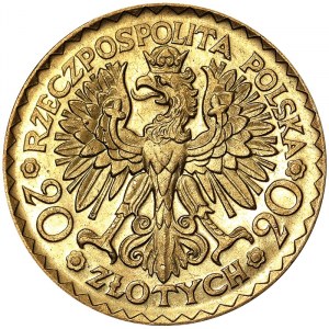 Poland, First Republic (1916-1939), 20 Zlotych 1925