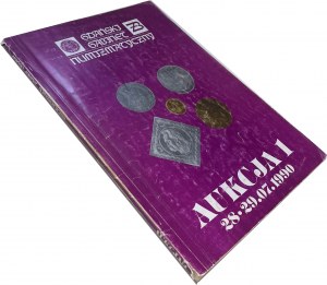 GGN Aukcja 1, 28-29.07.1990, Katalog pierwszej komercyjnej aukcji w Polsce!