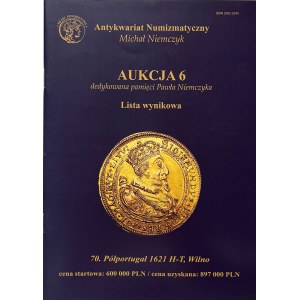 Michał Niemczyk, Seznam výsledků aukce 6