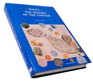 Malta, The history of the coinage, Azzopardi, 340 stron, A4