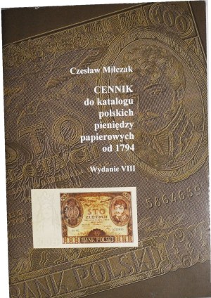 Cz. Miłczak, ceník 6. vydání