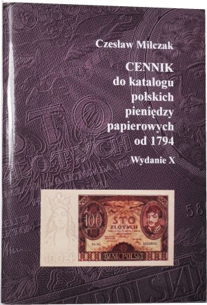 Cz. Miłczak, edizione a listino X