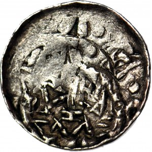 Ladislaus I Herman 1081-1102, Cracow denarius, thin letters of legends