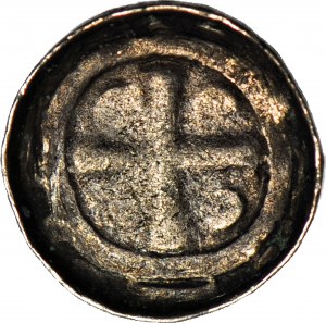 R-, Zbigniew (najstarší syn W, Herman) Krížový denár oo 1097, rovný kríž/maltézsky kríž