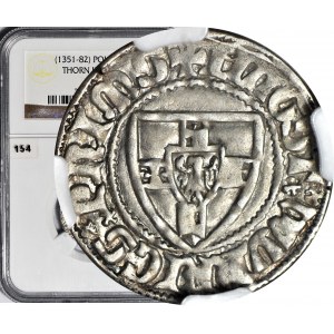 Deutscher Orden, Winrych von Kniprode 1351-1382, Schellfisch, gemünzt