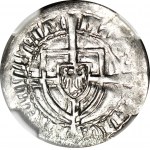 Teutonský rád, Michal Küchmeister von Sternberg 1414-1422, žezlo, štít na dlhom kríži
