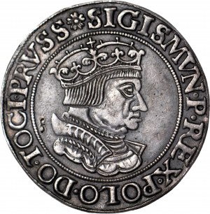Zygmunt I Stary, Szóstak Gdańsk 1535, stara KOPIA