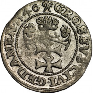 Sigismondo I il Vecchio, Grosz 1540 Danzica, PRVS