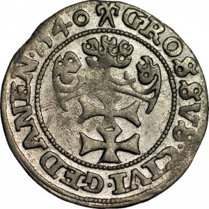 Sigismund I the Old, Penny 1540 Gdansk, PRVS