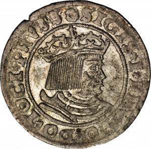 Žigmund I. Starý, groš 1529, Toruň, PRVSS/PRVSS, pekný
