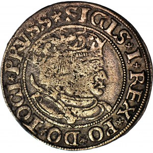 Sigismund I the Old, 1533 penny, Torun, PRVSS/PRVSS
