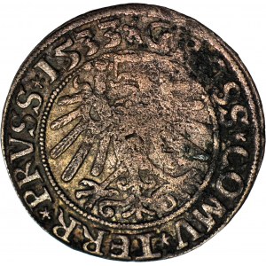 Zikmund I. Starý, Grosz 1533, Toruň, PRVSS/PRVSS