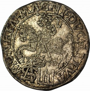 Sigismund II Augustus, Pfennig 1546, Vilnius, Porträt, schön