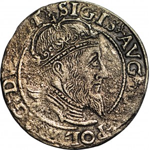RR-, Sigismond II Auguste, portrait en pied lituanien, pièce de monnaie de 1559, Vilnius
