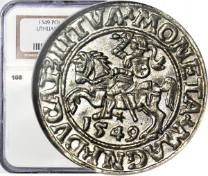 Sigismund II Augustus, Half-penny 1549, Vilnius, minted