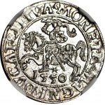 Sigismond II Auguste, demi-penny 1550, Vilnius, frappé