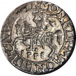 Sigismund II Augustus, Halbpfennig 1558, Wilna, LI/LITVA geprägt