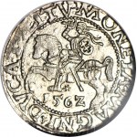 Sigismondo II Augusto, Mezzo penny 1562, Vilnius, coniato