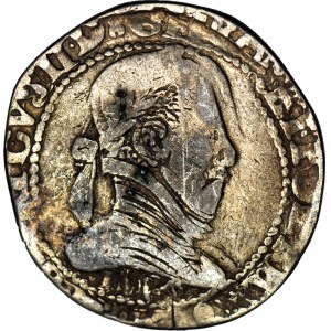 R-, Enrico Valezy, re di Polonia, Frank 1576, data sotto il busto
