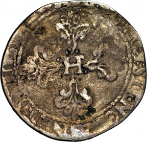 R-, Heinrich Valezy, König von Polen, Frank 1576, Datum unter der Büste