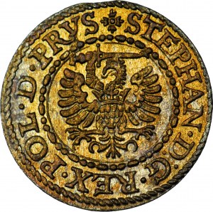 R-, Stefan Batory, Szeląg 1579, Gdańsk