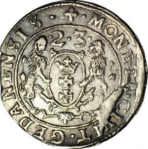 Sigismond III Vasa, Ort 1623 Gdansk, belle, vers la monnaie