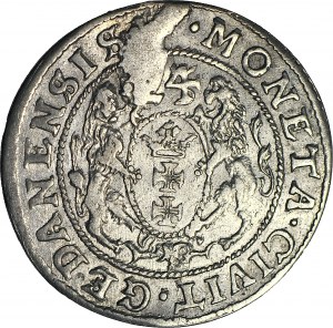 Sigismondo III Vasa, Ort 1624/3, Danzica, PR, bello
