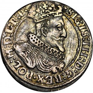 Sigismondo III Vasa, Ort 1625, Danzica, RP, bello