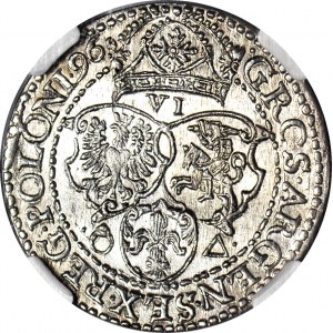 Sigismond III Vasa, Sixpence 1596, Malbork, frappée