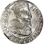 Žigmund III Vaza, šesťpence 1596, Malbork, razené