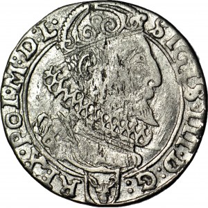 RR-, Zygmunt III Waza, Szóstak 1626, Kraków, przebite SEG na SEX w legendzie