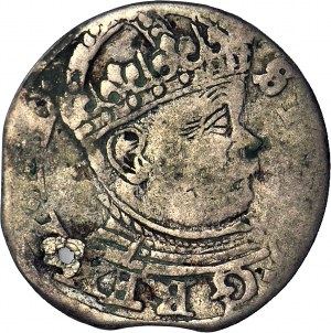 Stefan Batory, Trojak 1586, Riga, large head