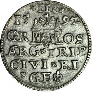 Sigismondo III Vasa, Troika 1592, Riga