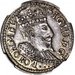 Zygmunt III Waza, Trojak 1596, Olkusz, menniczy