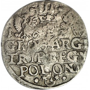 RRR-, Zygmunt III Waza, Trojak 1622, Kraków - rewelacyjne naśladownictwo R6