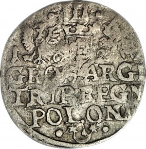 RRR-, Zygmunt III Waza, Trojak 1622, Kraków - rewelacyjne naśladownictwo R6