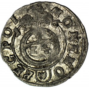 Sigismund III Waza, Half-track 1616, Bydgoszcz, Awdaniec, date on the rim