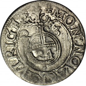 Gustave II Adolphe, demi-trace 1623, Riga, occupation suédoise