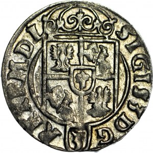 Žigmund III Vaza, poltopánka 1623, Bydgoszcz dekoratívna E, mincovňa