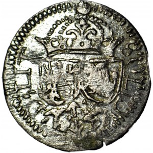 RR-, Sigismund III Vasa, Shelrog 1614, Vilnius, Zwitter - Vorderseite Stippelt, Rückseite Trillner